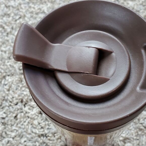 Starbucks Gold & Brown Tear Drop Coffee Tumbler - Picture 3 of 4